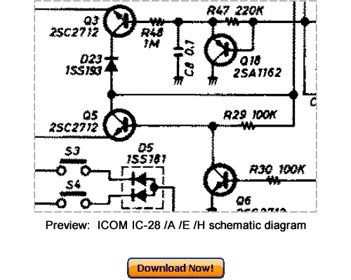 Product picture Download ICOM IC-28A, IC-28E, IC-28H Service Repair Manual