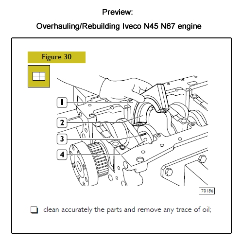 Product picture IVECO N45 ENT, N67 ENT Tier 3 Repair Manual