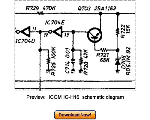 Product picture Download ICOM IC-H16 Service Repair Manual