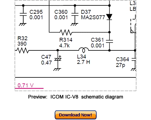 Product picture Download ICOM IC-V8 Service Repair Manual