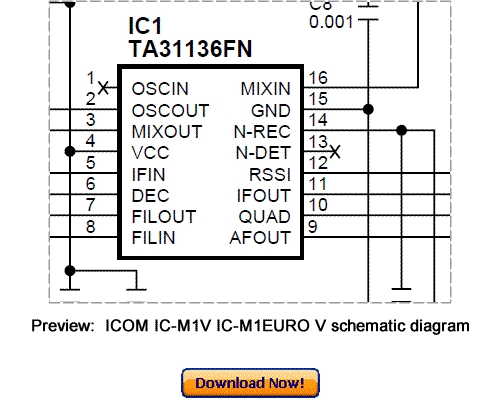 Product picture Download ICOM IC-M1V IC-M1EURO-V Service Repair Manual