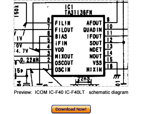 Product picture Download ICOM IC-F40 IC-F40LT Service Repair Manual