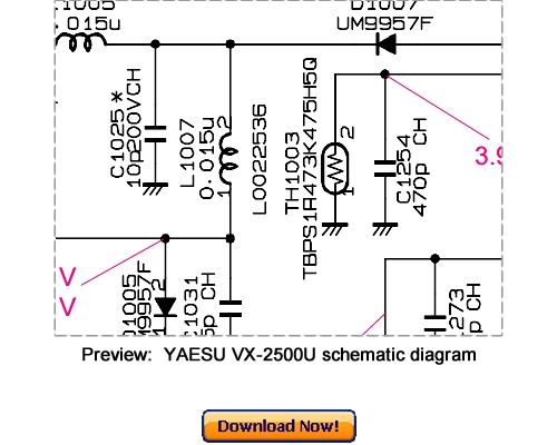 Product picture Download VERTEX YAESU VX-2500U Service Repair Manual