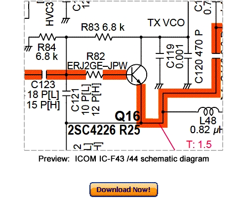Product picture Download ICOM IC-F43 IC-F44 Service Repair Manual w/ addend