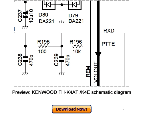 Product picture Download KENWOOD TH-K4AT TH-K4E Service Repair Manual
