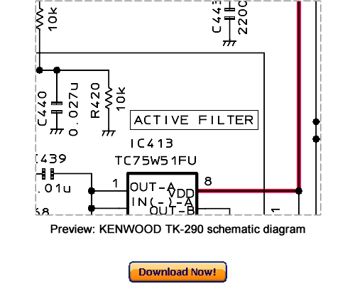 Product picture Download KENWOOD TK-290 Service Repair Manual (revised)
