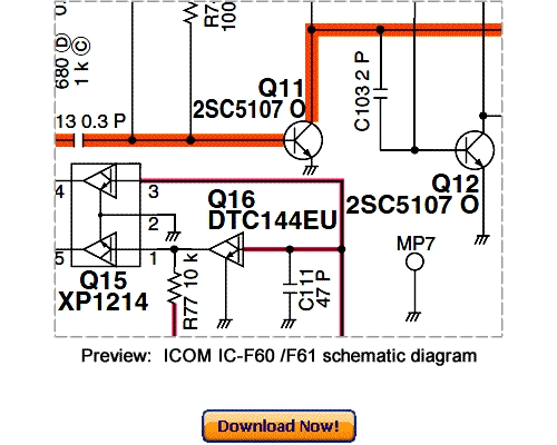 Product picture Download ICOM IC-F60 IC-F61 Service Repair Manual w/Addendum