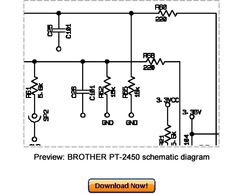 Product picture Download BROTHER PT-2300 PT-2310 PT-2450 Service Repair Manual