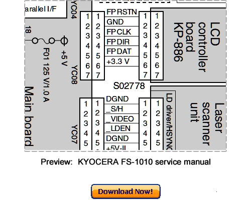 Product picture KYOCERA FS-1010 Service Repair Manual Download