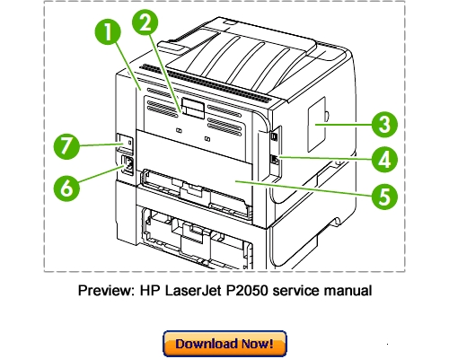 Product picture HP LaserJet P2055 P2035 Service Repair Manual Download