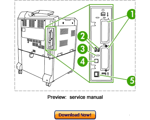 Product picture HP Color LaserJet CP6015 Series Service Repair Manual Download