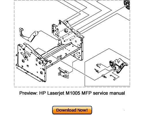 Product picture HP LaserJet M1005 MFP Service Repair Manual Download
