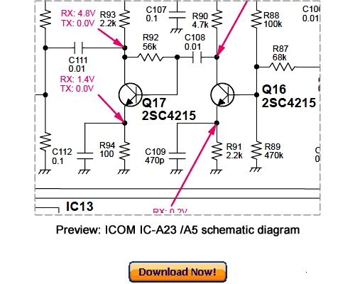 Product picture Download ICOM C-A23, IC-A5 Service Repair Manual