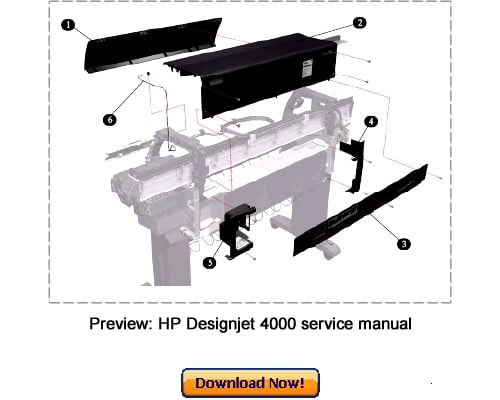 Product picture HP  Designjet 4000 Service Repair Manual Download