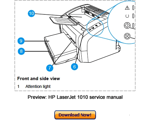 Product picture HP LaserJet 1010 1012 1015 Service Repair Manual Download