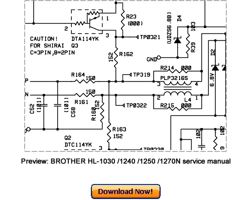 Product picture BROTHER HL-1030 HL-1240 HL-1250 HL-1270N Service Repair Manual Download