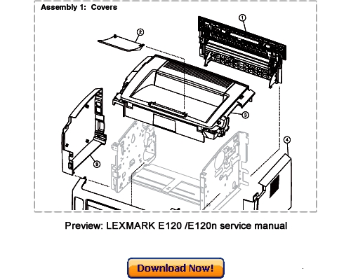 Product picture LEXMARK E120, E120n Service Repair Manual Download