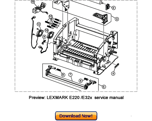 Product picture LEXMARK E220 E320 E321 E322 E323 Service Repair Manual Download