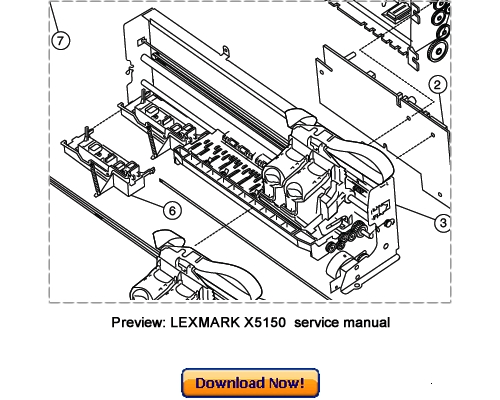Product picture LEXMARK X5150 All-In-One Service Repair Manual Download