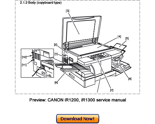 Product picture CANON iR1210 iR1230 iR1270F iR1310 iR1330 iR1370F Service Repair Manual Download
