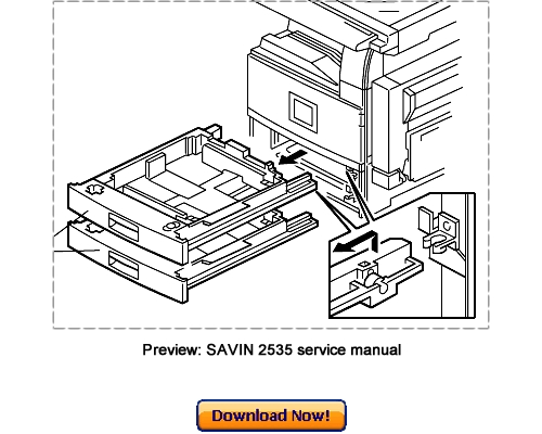 Product picture SAVIN 2535 2545 2535p 2545p Service Repair Manual Download