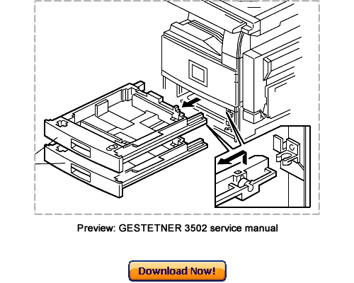 Product picture GESTETNER 3502 4502 3502P 4502P Service Repair Manual Downlo
