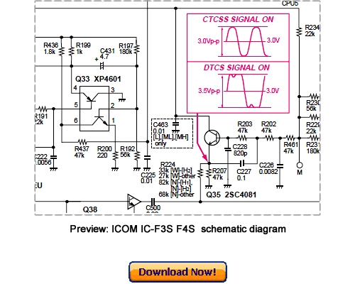 Product picture ICOM IC-F3, IC-F3S, IC-F4, IC-F4S Service Repair Manual Download