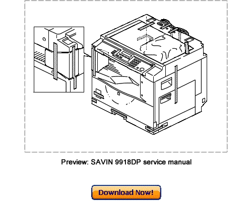 Product picture SAVIN 9918DP, SAVIN 2015DP Service Repair Manual Download