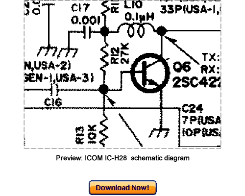 Product picture ICOM IC-H28 Service Repair Manual Download