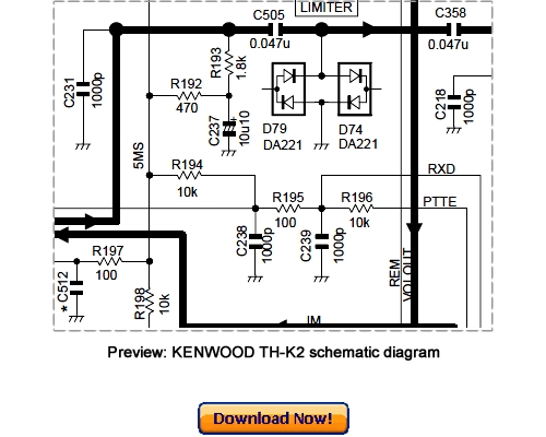 Product picture KENWOOD TH-K2AT, TH-K2E, TH-K2ET Service Repair Manual Download