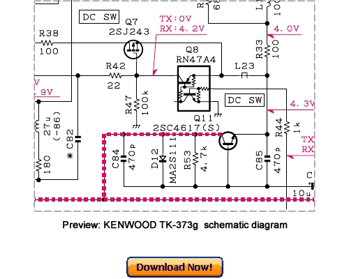Product picture KENWOOD TK-373 G, TK-373G Service Repair Manual Download