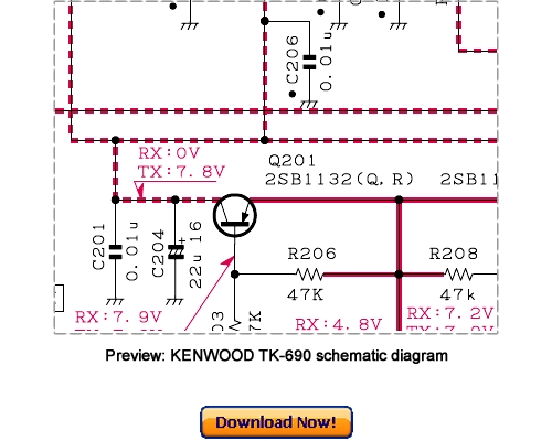 Product picture KENWOOD TK-690H(B) Service Repair Manual Download