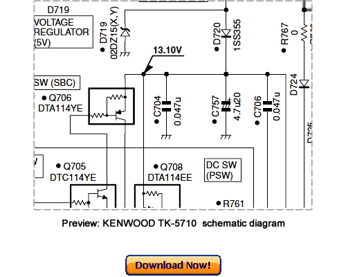 Product picture KENWOOD TK-5710, TK-5710(B), TK-5710H(B) Service Repair Manual Download
