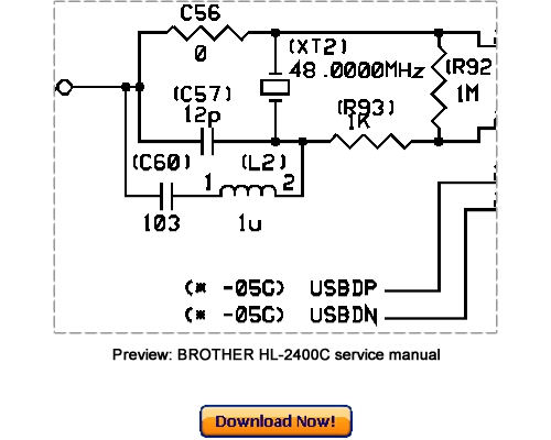Product picture BROTHER HL-2400C Service Repair Manual Download
