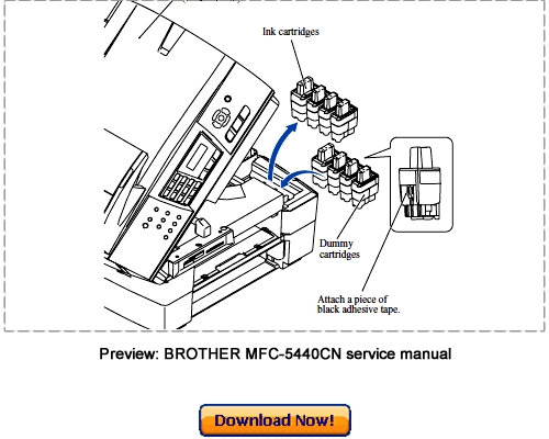 Product picture BROTHER MFC-5840CN MFC-5440CN Service Repair Manual Download
