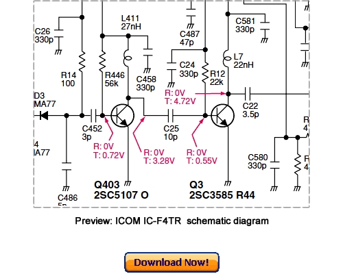 Product picture ICOM IC-F4TR Service Repair Manual Download