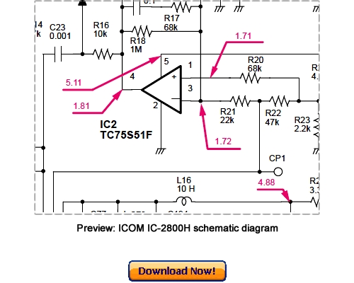 Product picture ICOM IC-2800H Service Repair Manual Download