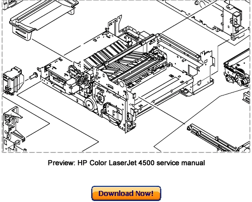 Product picture HP Color LaserJet 4500, 4500N, 4500DN Service Repair Manual download