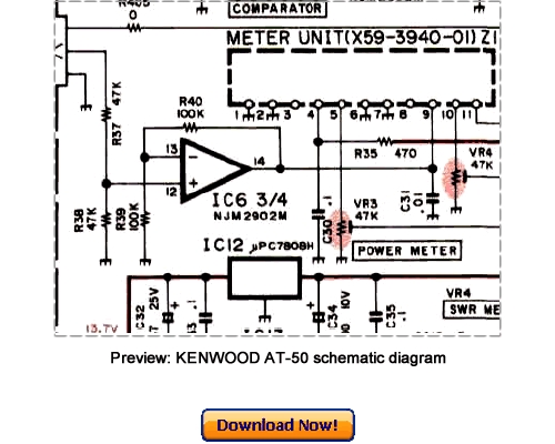 Product picture KENWOOD AT-50 Service Repair Manual PDF Download