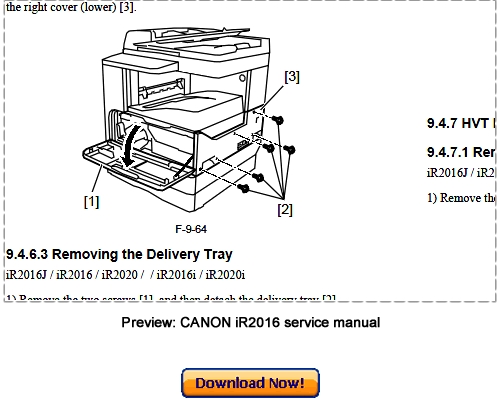 Product picture Canon iR2016 iR2016i iR2016J Service Repair Manual Download