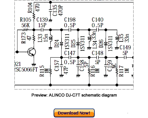 Product picture ALINCO DJ-C7T DJ-C7E Service Repair Manual Download