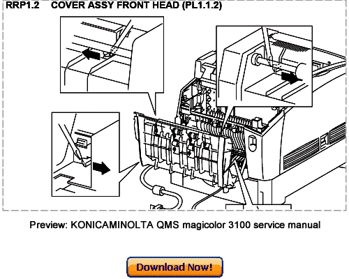 Product picture KONICA MINOLTA 3100 Service Repair Manual Download