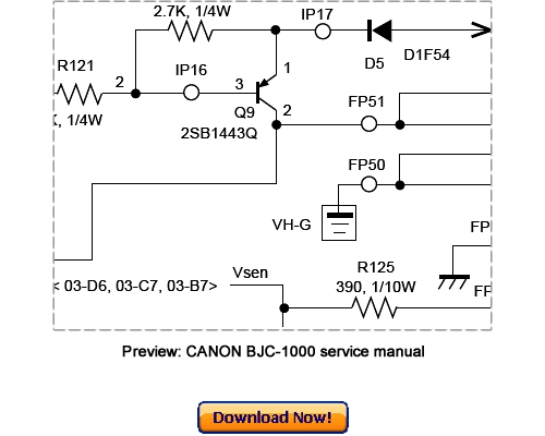 Product picture CANON BJC-1000 Service Repair Manual Download