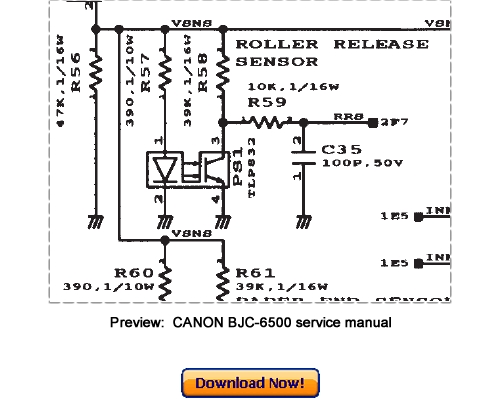 Product picture CANON BJC-6500 Service Repair Manual Download