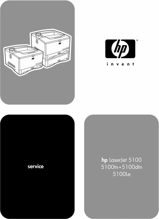 Product picture HP LaserJet 5100 Service Repair Manual Download